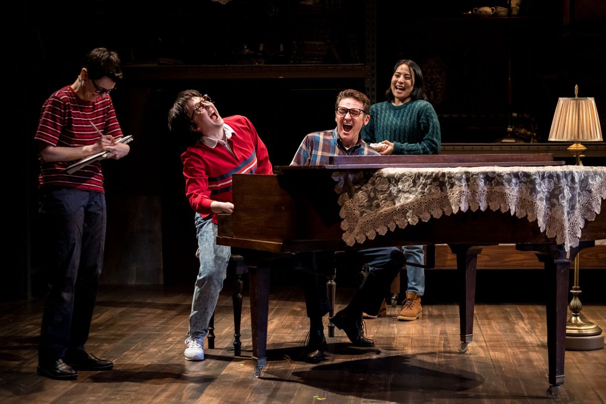 Sara Masterson (Alison), Monty Hays (Medium Alison), Shad Hanley (Bruce), Emma Schuld (Joan). Photo: Dan Norman.  