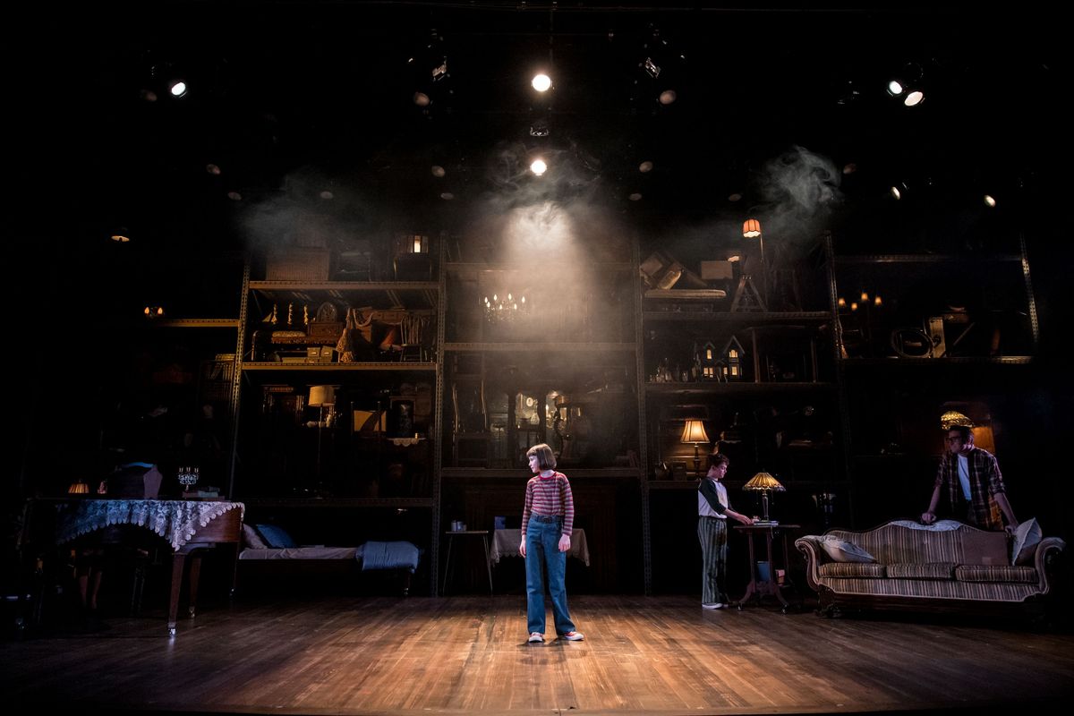 Eve Scharback (Small Alison), Truman Bednar (Christian), Shad Hanley (Bruce). Photo: Dan Norman.  