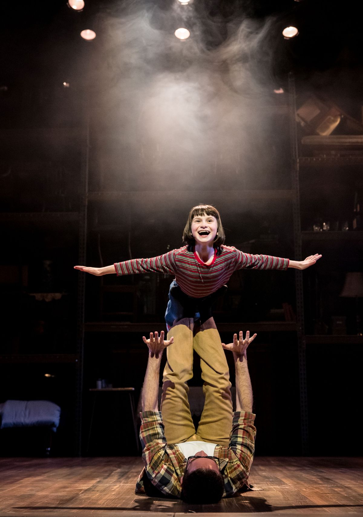 Eve Scharback (Small Alison) and Shad Hanley (Bruce). Photo: Dan Norman.