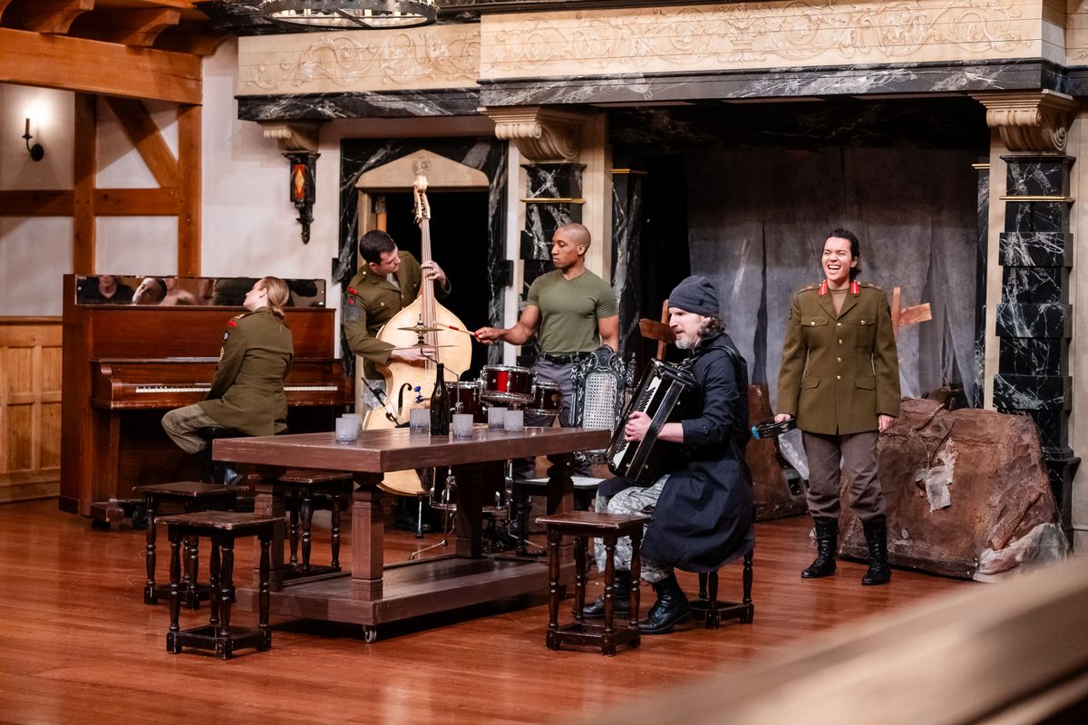 The company of MACBETH at the American Shakespeare Center (2024). Photo by October Grace Media. The company of MACBETH at the American Shakespeare Center (2024). Photo by October Grace Media.