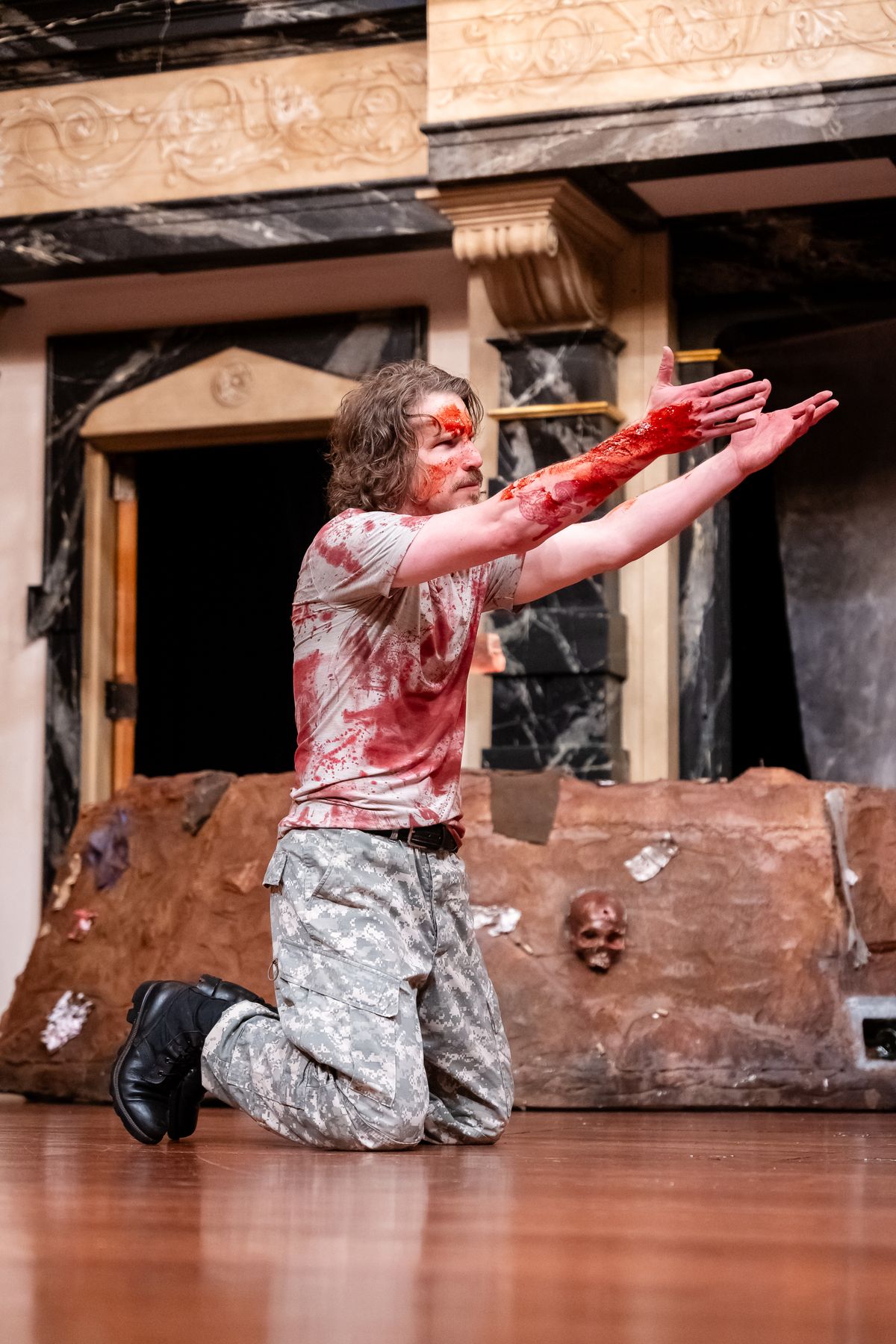 Aidan O''Reilly as Macduff MACBETH at the American Shakespeare Center (2024). Photo by October Grace Media. Aidan O''Reilly as Macduff MACBETH at the American Shakespeare Center (2024). Photo by October Grace Media.