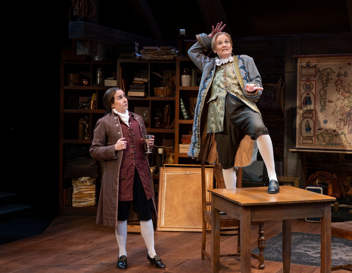 Sarah Zapiain, Heidi Armbruster. Photo by Michael Brosilow.