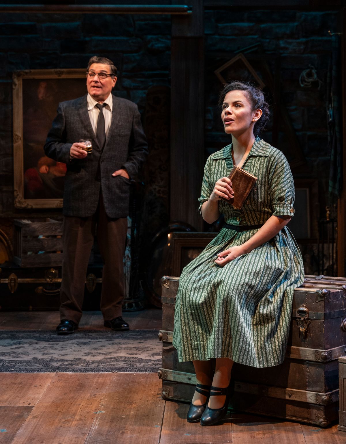 David Cecsarini, Madeline Calais-King. Photo by Michael Brosilow.