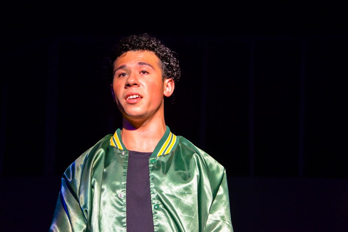 Anthony Cosme as Tommy Ross in Carrie: The Musical singing Dreamer in Disguise