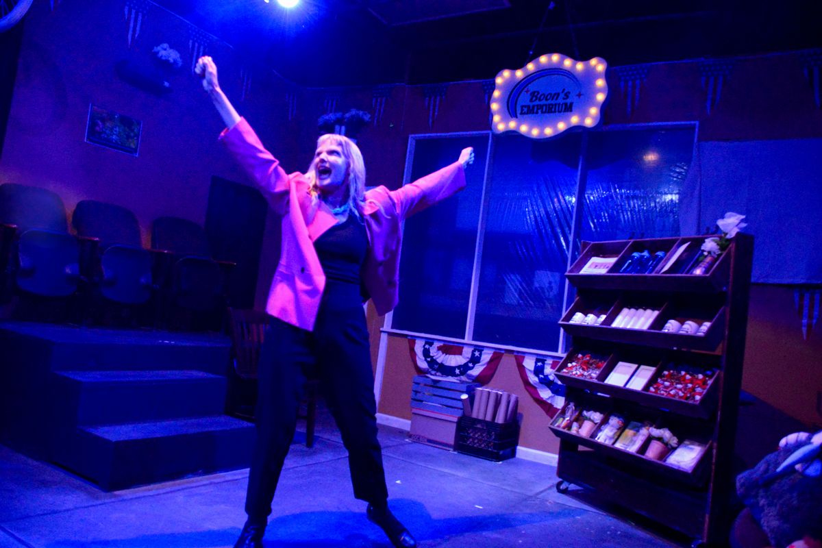 Whitney Ellis as Greta Welles in  Tragedy Giftshop at The Garage Theatre    Photo Credit: Diana Kaufmann    