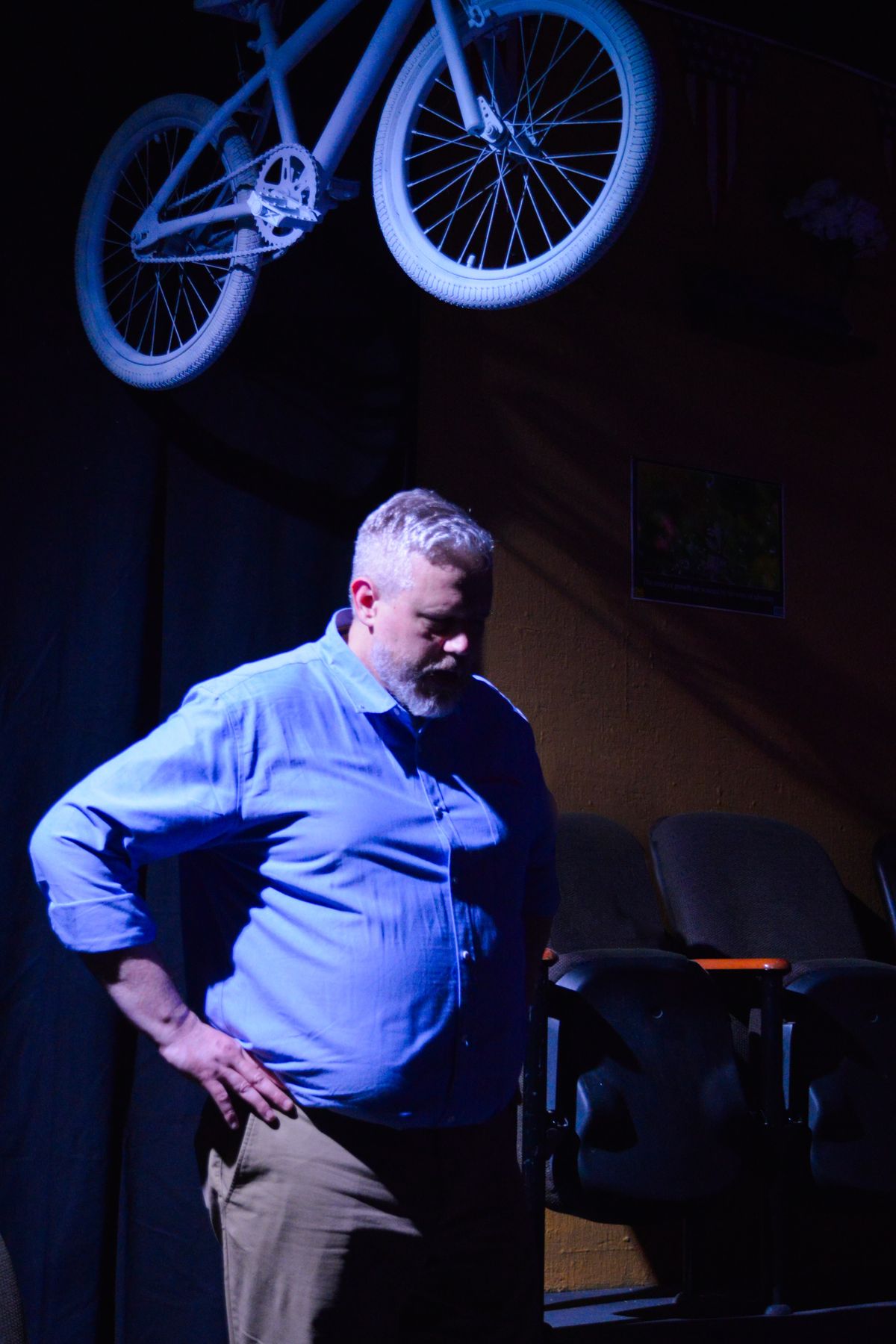 Jerome Wallace plays Declan Forrester in  Tragedy Giftshop at The Garage Theatre    Photo Credit: Diana Kaufmann    