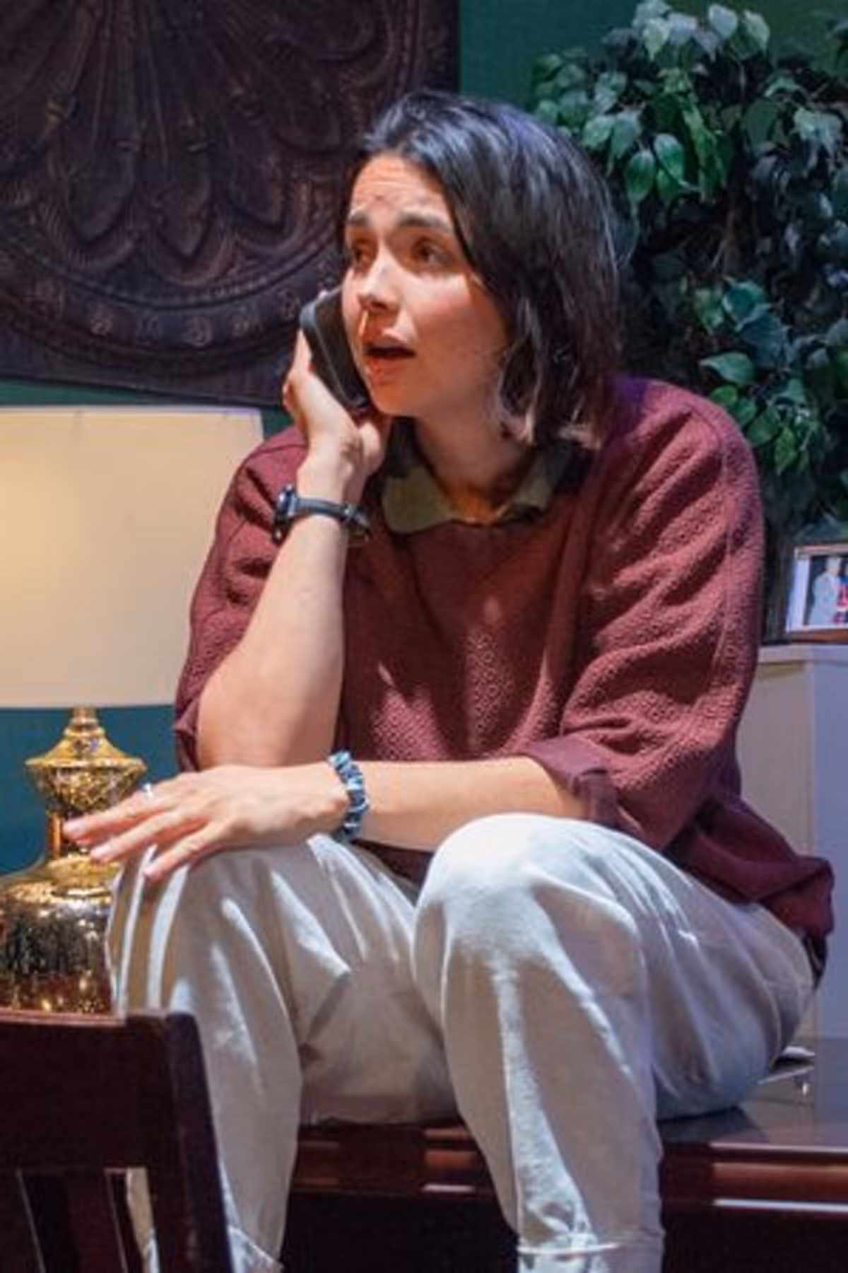 Bekah Martinez stars as Samantha Fisher in The Call List at The Garage Theatre      Photo Credit: Diana Kaufmann