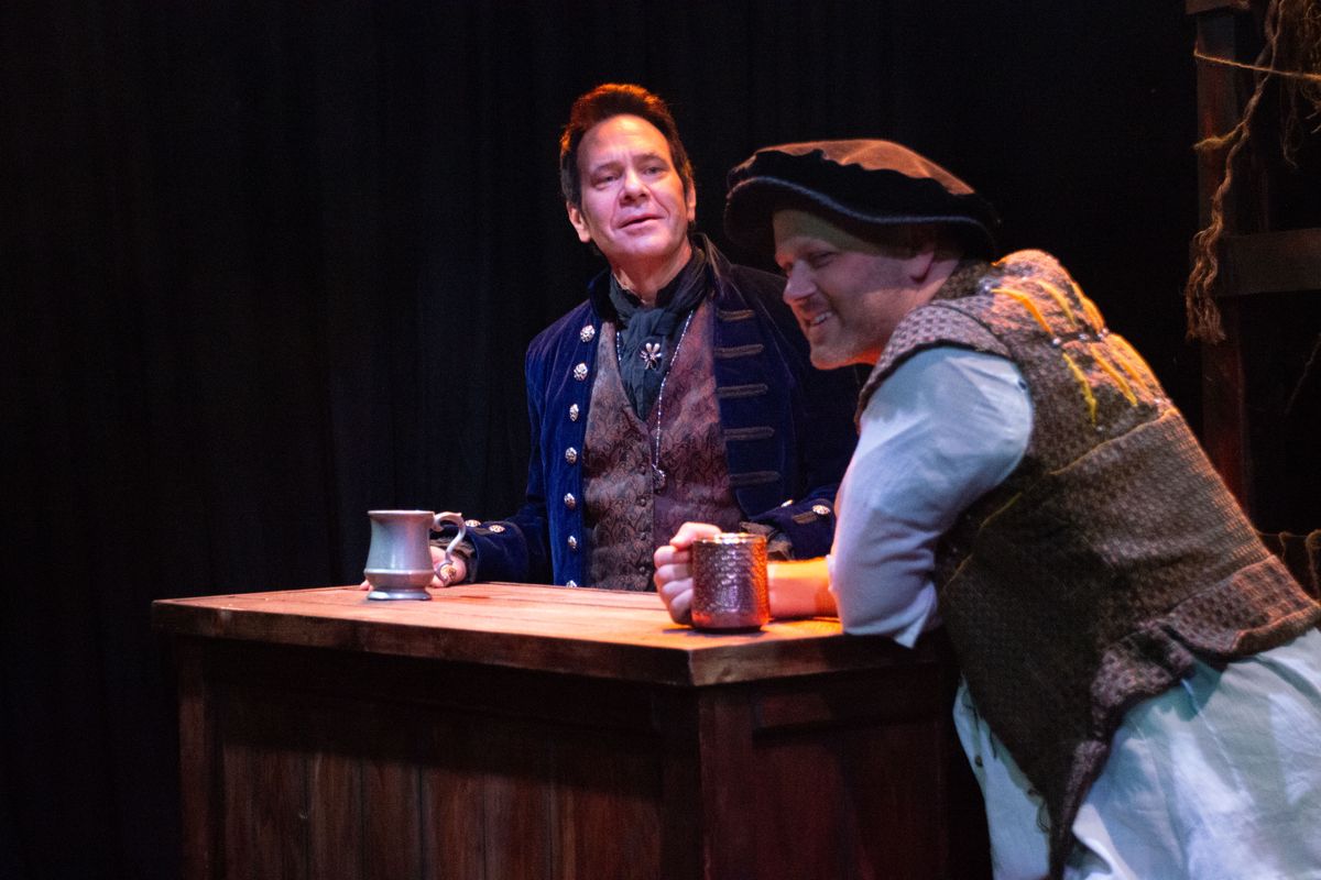 Rory Cowan as Scratch and  Bobby Zelsdorf as Cuddy Banks, in Witch at the The Garage Theatre      Photo Credit: Diana Kaufmann