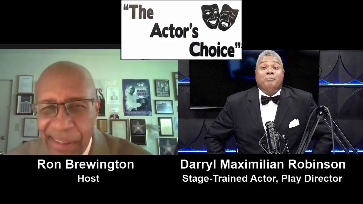 Oscar Talk: As the third and closing segment Guest Actor on the May 3, 2021 Edition of The Actors Choice Episode 7.18, Darryl Maximilian Robinson discusses politics and The Oscars with Ron Brewington.