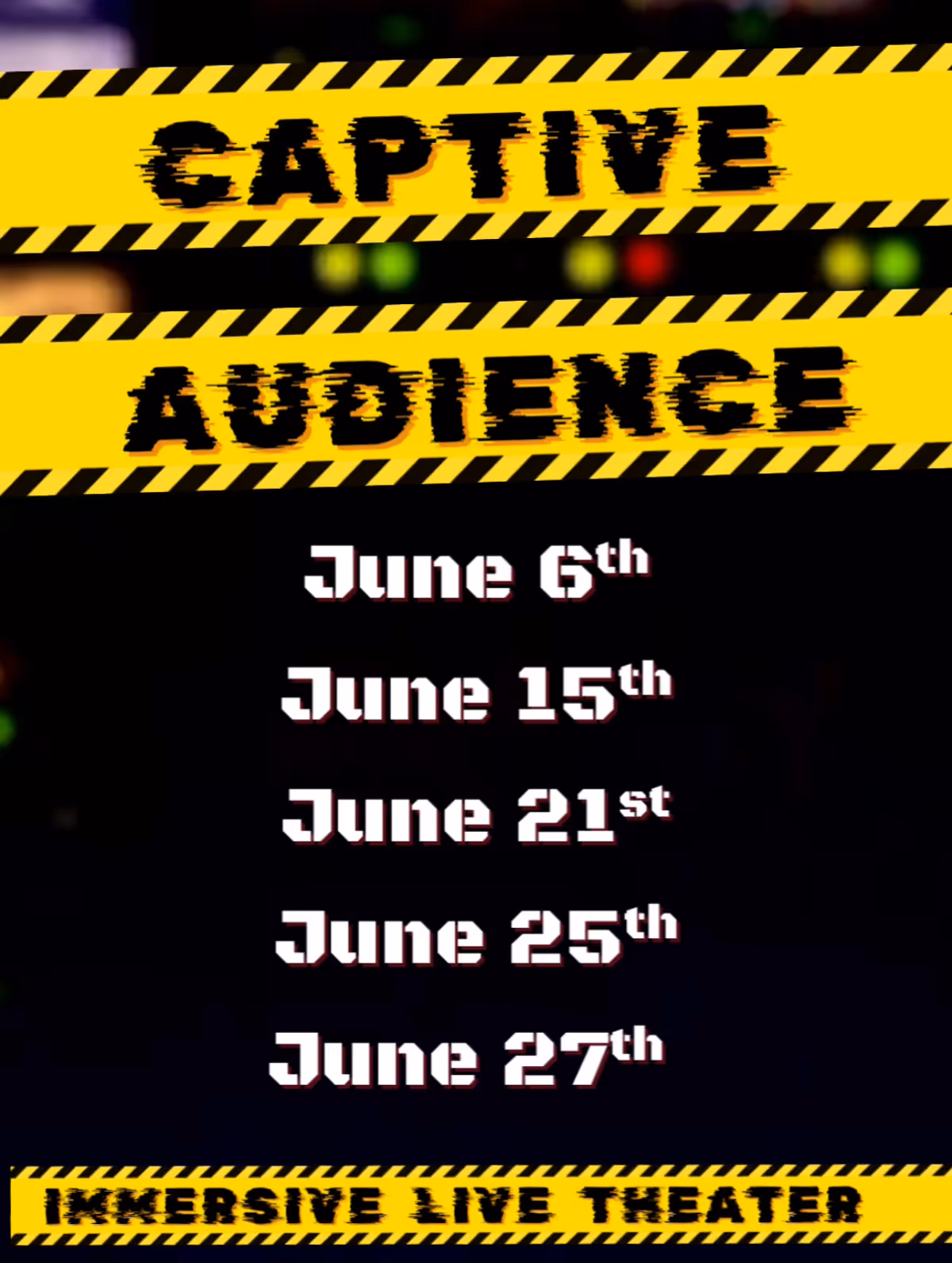 Show Dates for your calendar! Show Dates for your calendar!