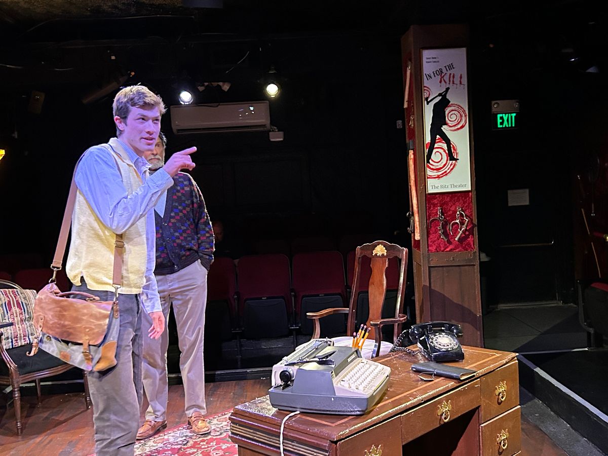 DeathTrap by Ira Levin at Spotlighters Theatre  directed by Stephen Foreman  with . . .   Syndey Bruhl ? Darren Mc Donnell  Myra Bruhl ? Aparna Sri  Clifford Anderson ? Pablo Akira Richter  Clifford A