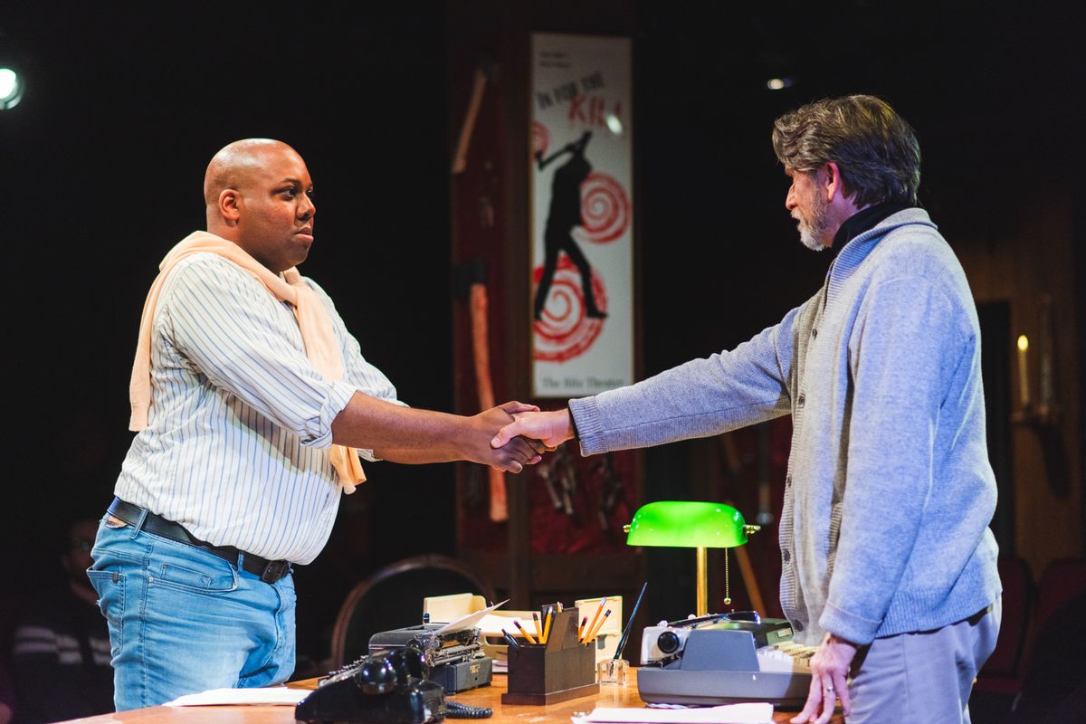 DeathTrap by Ira Levin at Spotlighters Theatre  directed by Stephen Foreman  with . . .   Syndey Bruhl ? Darren Mc Donnell  Myra Bruhl ? Aparna Sri  Clifford Anderson ? Pablo Akira Richter  Clifford A