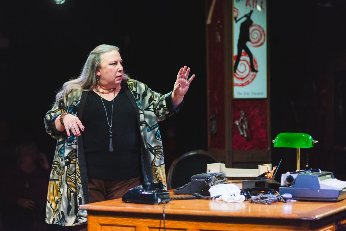 DeathTrap by Ira Levin at Spotlighters Theatre  directed by Stephen Foreman  with . . .   Syndey Bruhl ? Darren Mc Donnell  Myra Bruhl ? Aparna Sri  Clifford Anderson ? Pablo Akira Richter  Clifford A