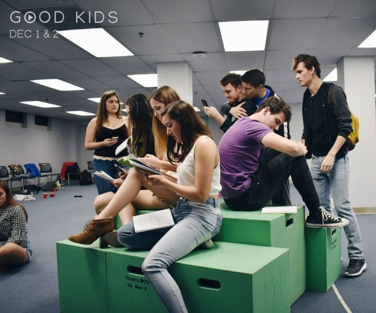 "Good Kids" in rehearsals at Oklahoma City University.
Photo Credit: Emma Grey Photography "Good Kids" in rehearsals at Oklahoma City University.
Photo Credit: Emma Grey Photography