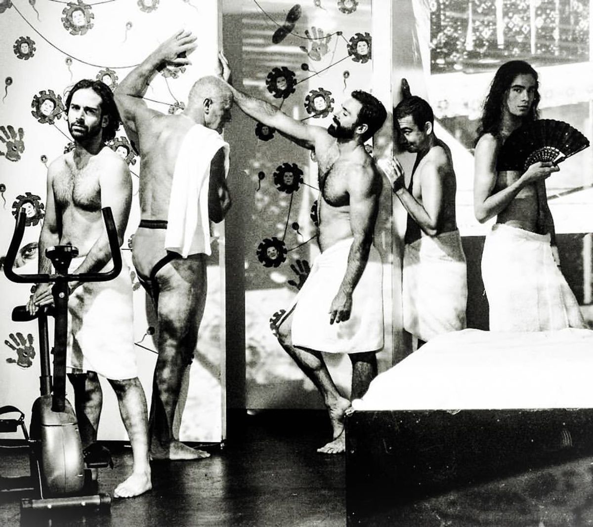 Men in Towels
