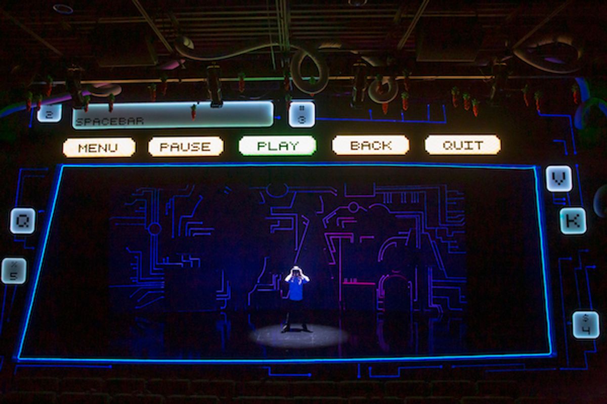 From The Children's Theatre of Cincinnati's production of THE VELVETEEN RABBIT, running live, on-stage, November 12 - December 13, 2020, and streaming on Broadway on Demand November 19 - May 31, 2021.  For more information visit:  https://thechildrenstheatre.com/shows/the-velveteen-rabbit/
Photo by Mikki Schaffner.