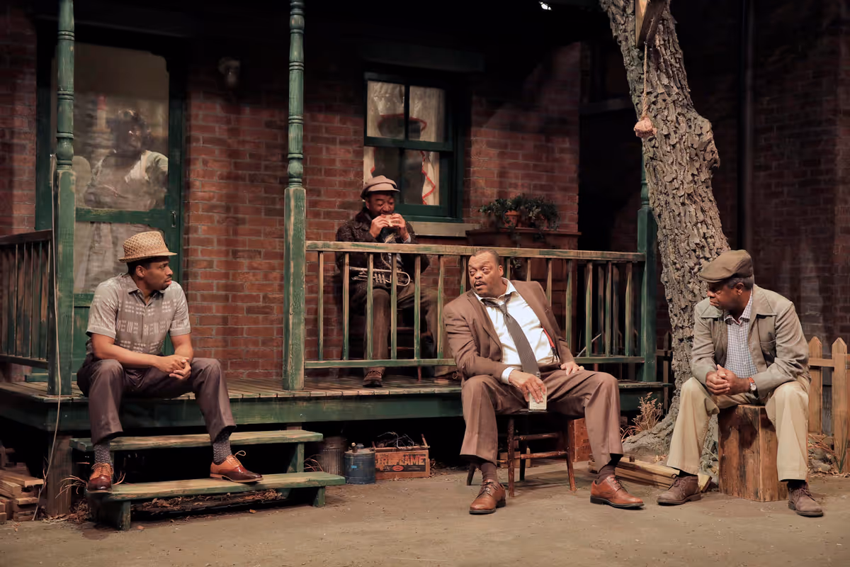 "Fences" production picture of cast. Photo by Cory Weaver