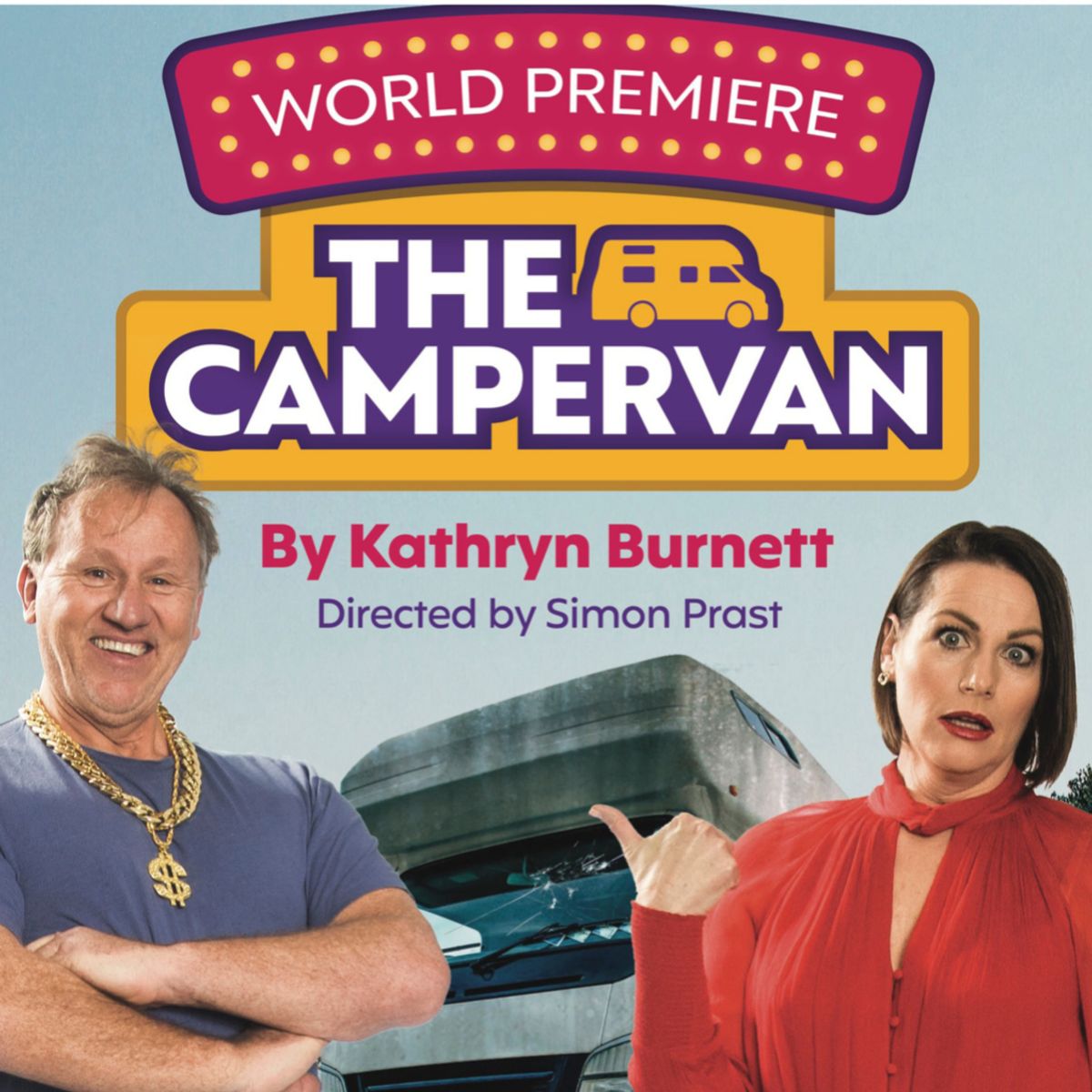 Andrew Grainger and Lisa Chappell in The Campervan Andrew Grainger and Lisa Chappell in The Campervan