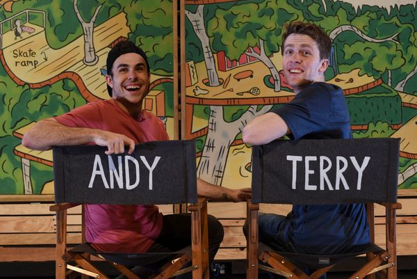 Samuel Welsh and Teale Howie in The 78-Storey Treehouse Photo Heidrun Lohr 1