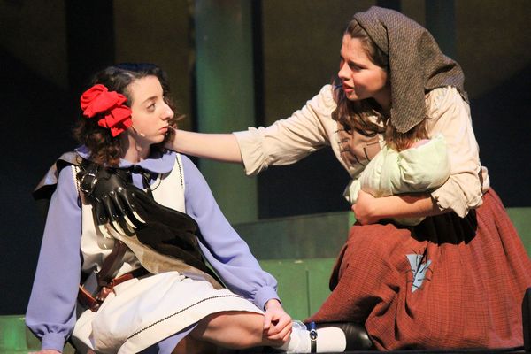 Michelle Pagano (Little Red Riding Hood) and Lauren Dietzel (Cinderella). Photo by Irini Tsounakas. 2