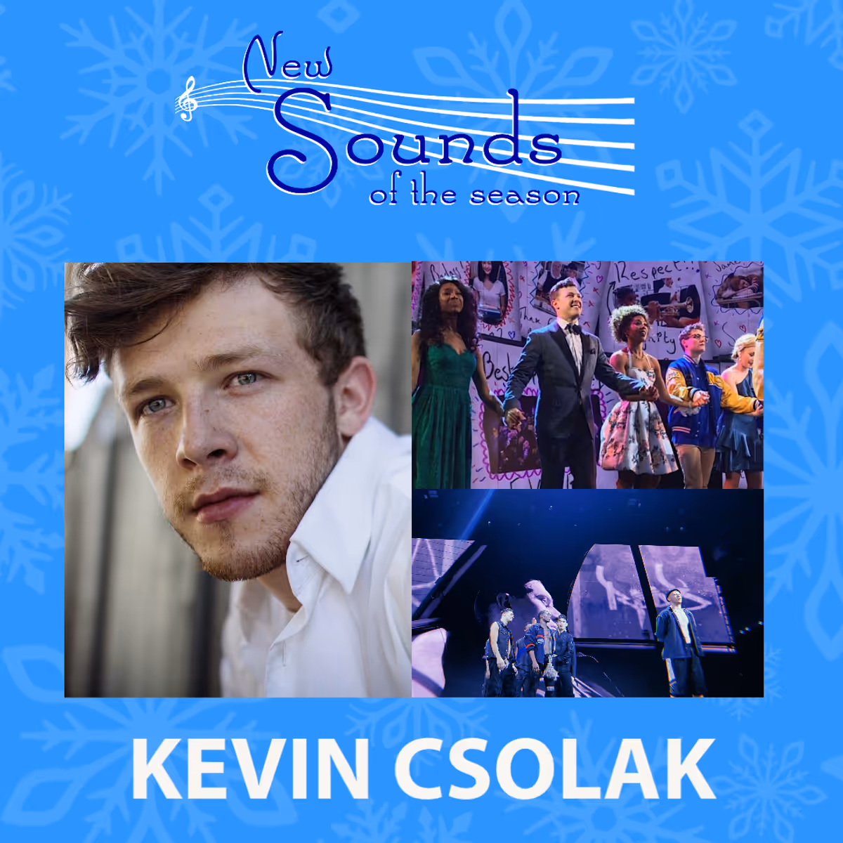 Kevin Csolak singing "Santa's Here" by Andrew Zachary Cohen & Steven Silverstein