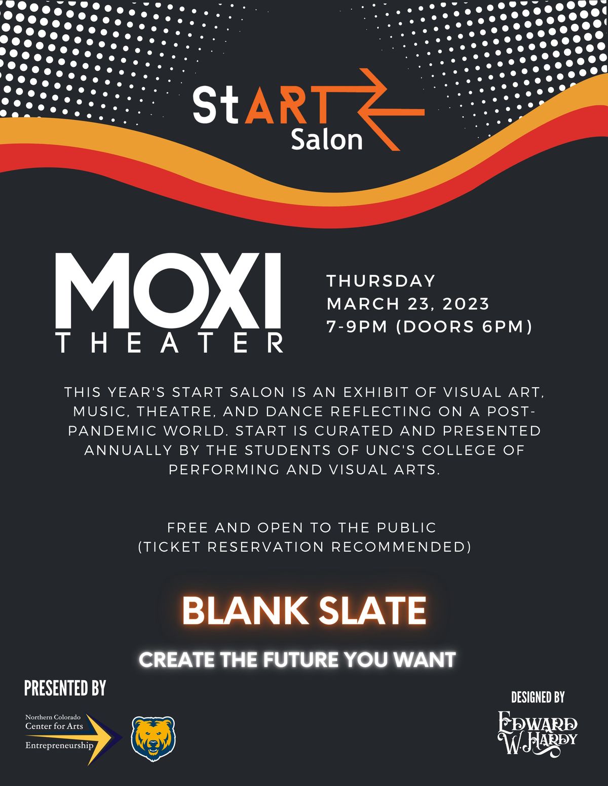 UNC StART Salon (2023) Poster | NOCO CfAE UNC StART Salon (2023) Poster | NOCO CfAE