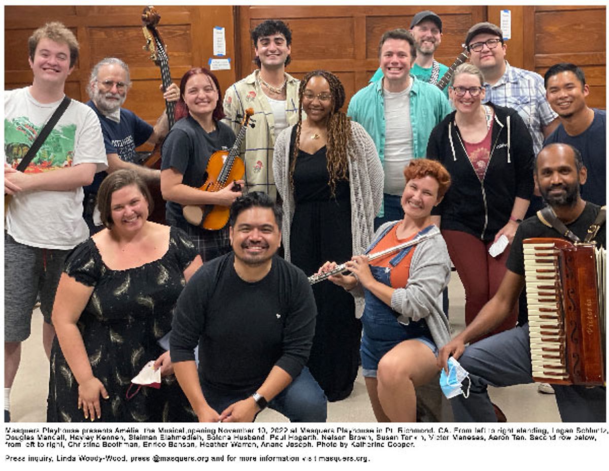 Amélie the Musical, Cast in Rehearsal