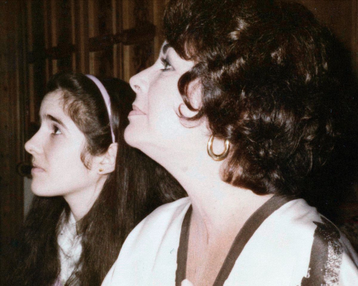 Easter Sunday Brunch, 1982, London at Elizabeth?s Townhouse on Cheyne Walk.