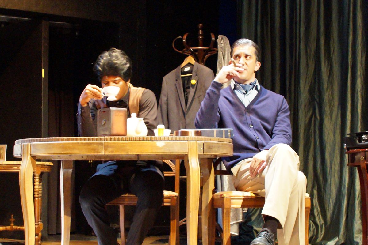 James Brown played by Dedrick Weathersby and Ben Bart played by Kyle Goldman 