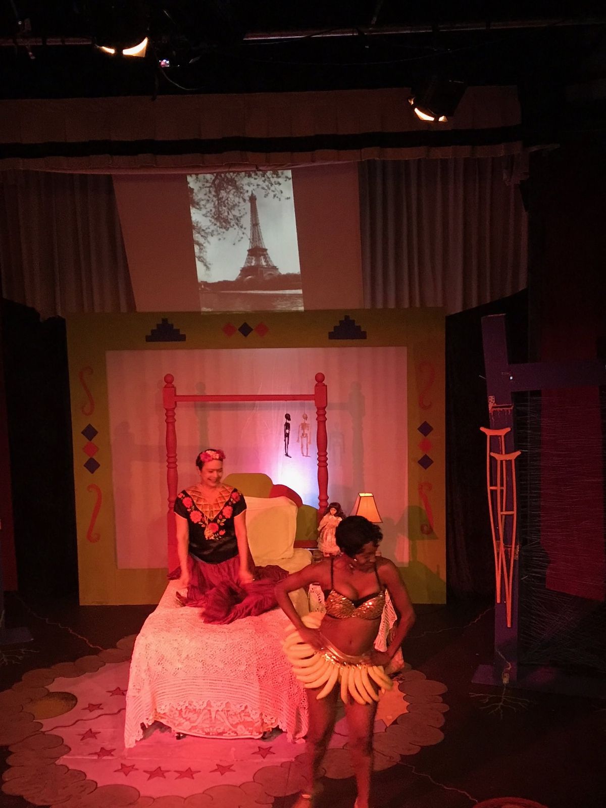 Ebony as Josephine dancing for Frida Ebony as Josephine dancing for Frida
