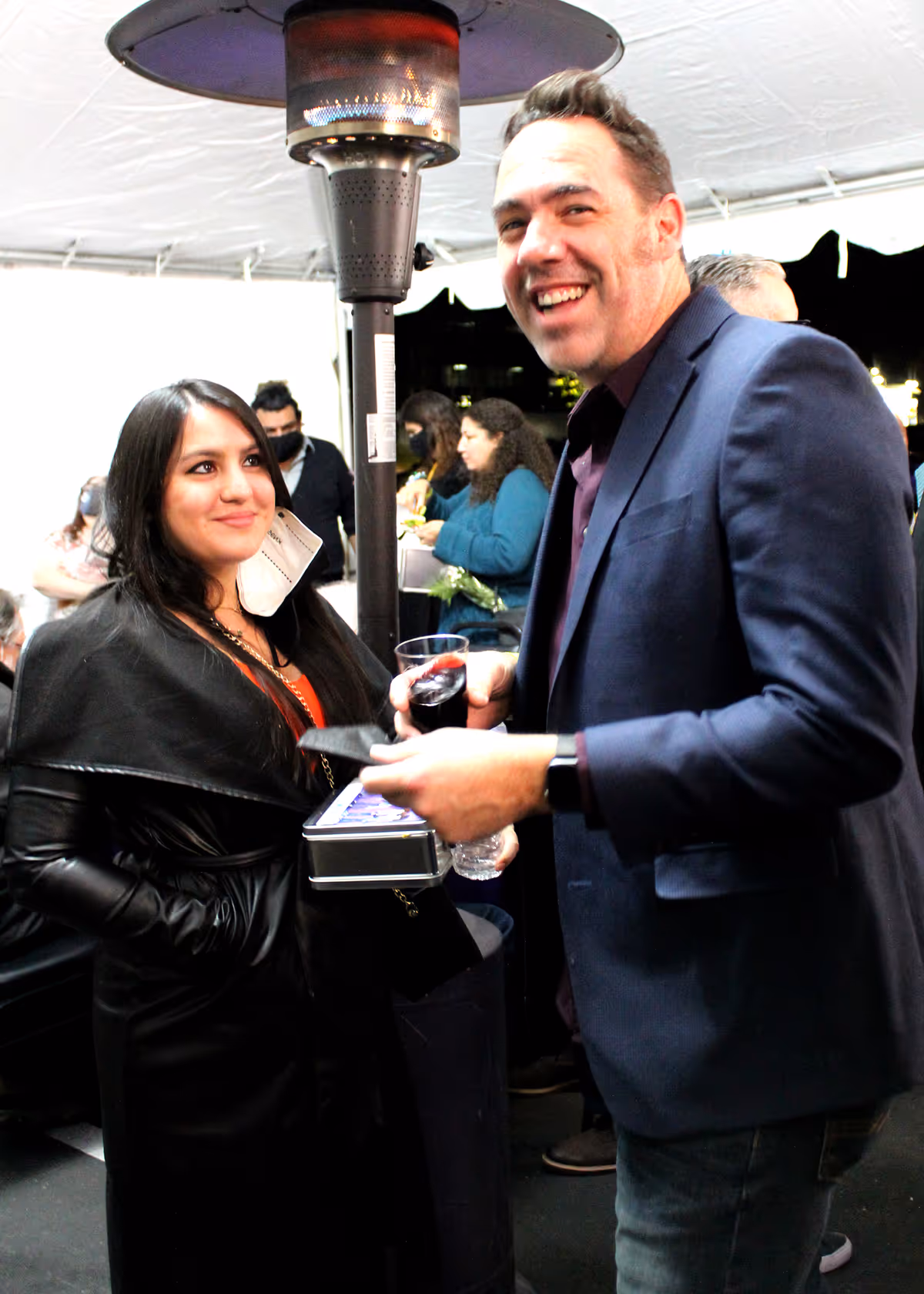 Bethany Lizarraga and Joe Holbrook on Opening Night of "Next to Normal," playing January 28 - February 27, 2022 at Chance Theater in Anaheim, CA. 