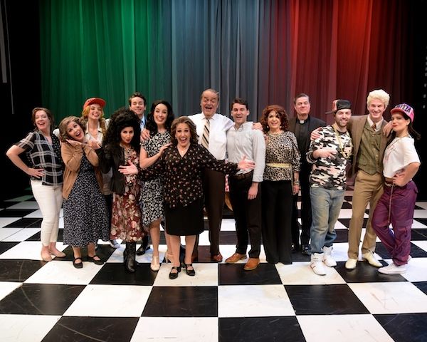 THE CAST OF MAMBO ITALIANO at Westchester Broadway Theatre. 1