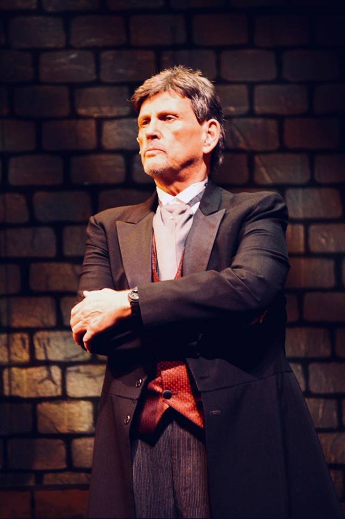 Roger Lentz stars as Joseph Pulitzer in Theatre Harrisburg's production of "Disney's Newsies." 