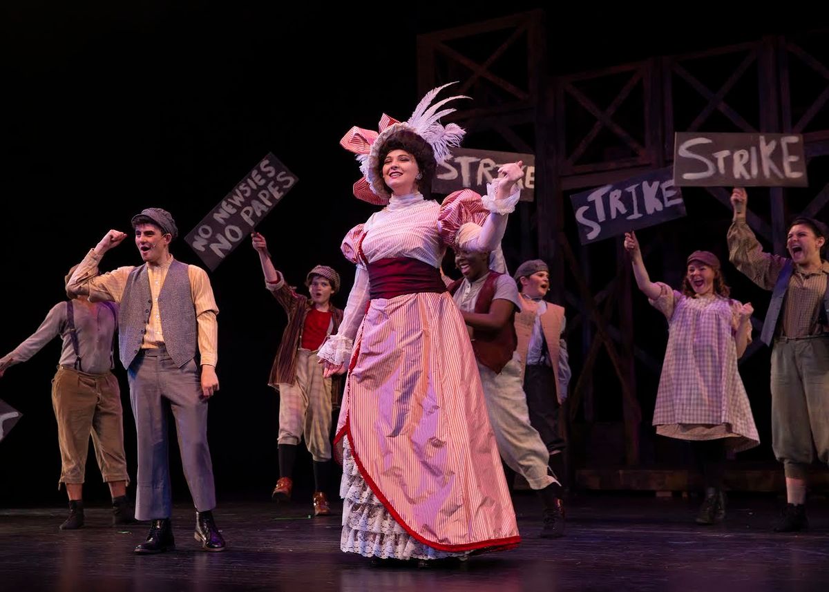 Abigail Weinel stars as Medda Larkin in Theatre Harrisburg's production of "Disney's Newsies."