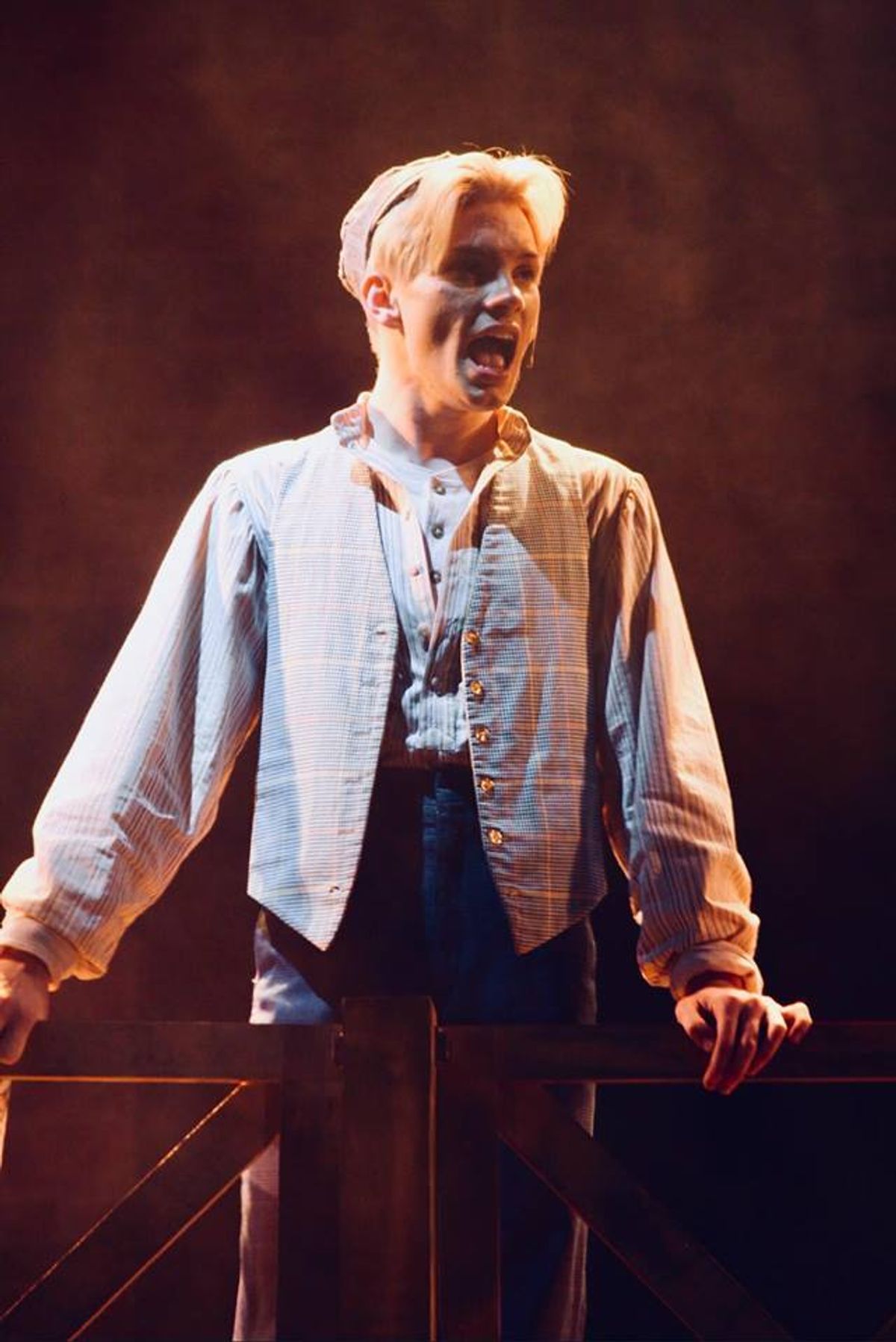 Garrett Curfman stars as Jack Kelley in Theatre Harrisburg's production of "Disney's Newsies."