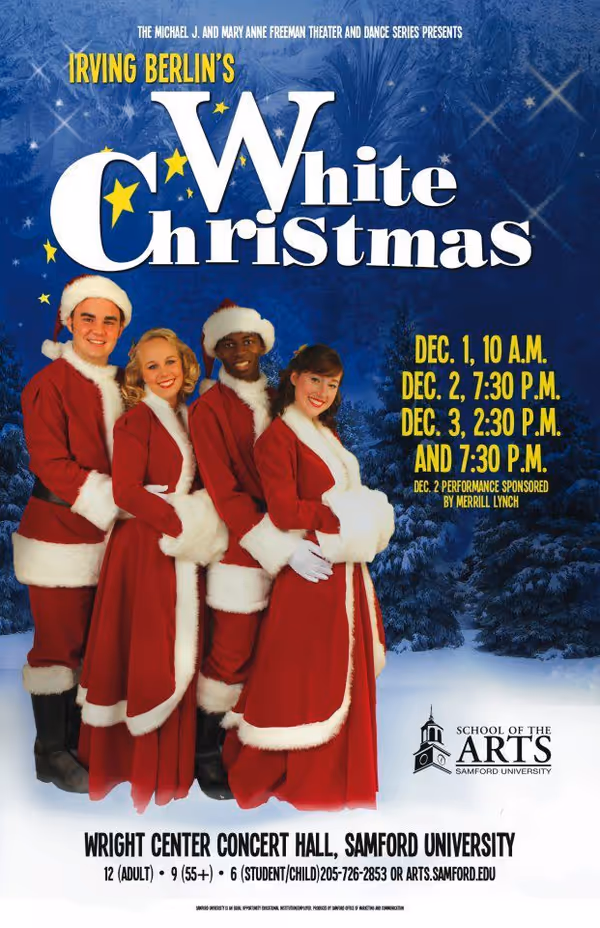 Samford University Presents "Irving Berlin's: White Christmas" 1