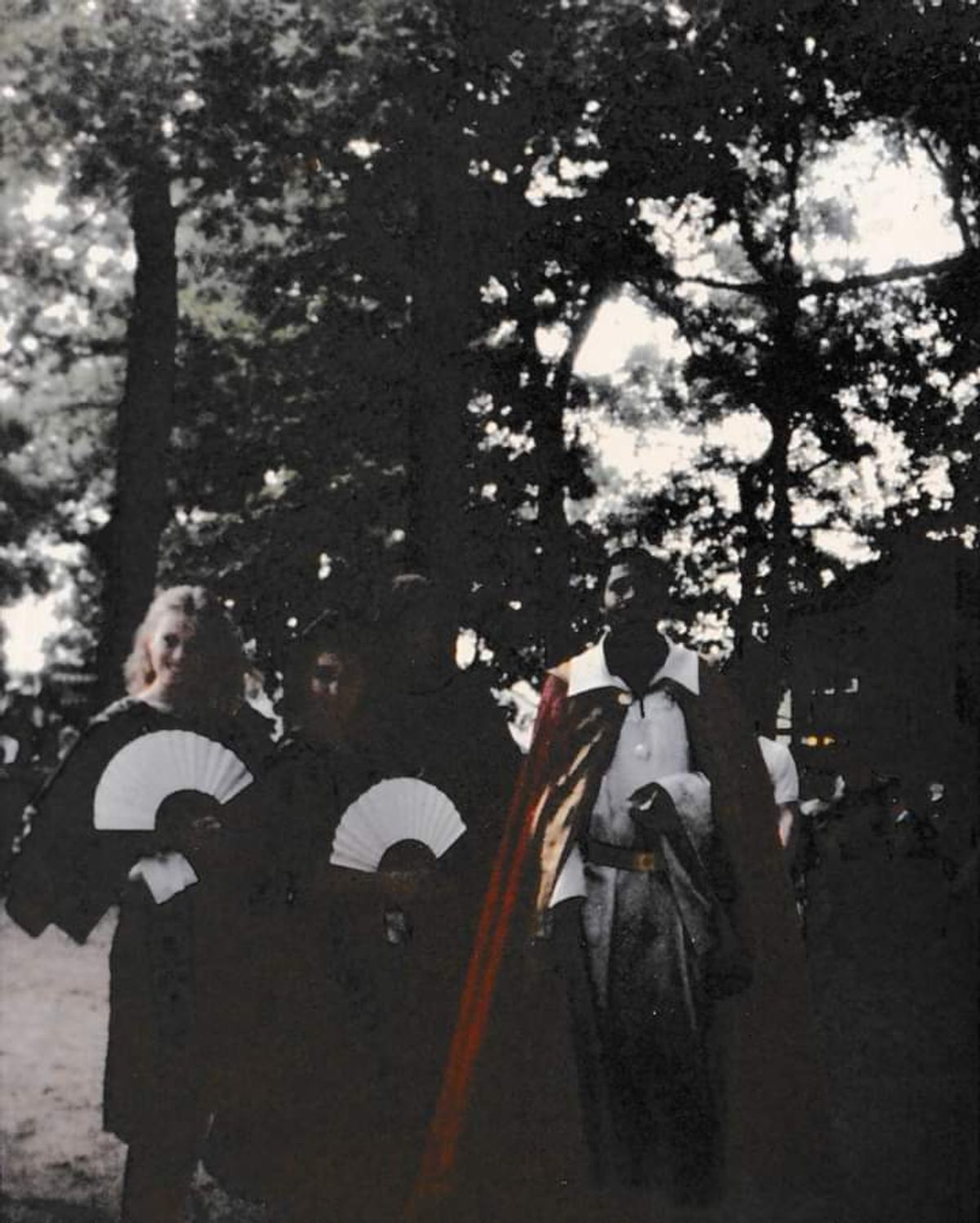 His Eminence Travels At Dusk: Joined by his loyal entourage, Darryl Maximilian Robinson as Tomas de Torquemada, The Grand Inquisitor of Spain, walks the KRF Grounds in the 1986 Murder, They Quoth.