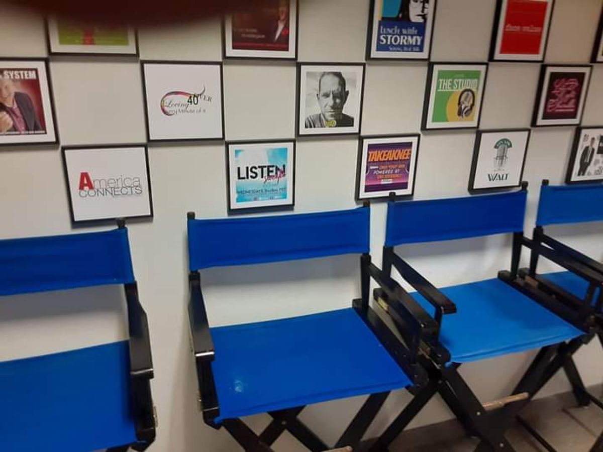 The Green Room: Here is the waiting area Darryl Maximilian Robinson reposed in before his July 8, 2024 5th Guest Actor Appearance on THE ACTORS CHOICE with Host Ron Brewington.