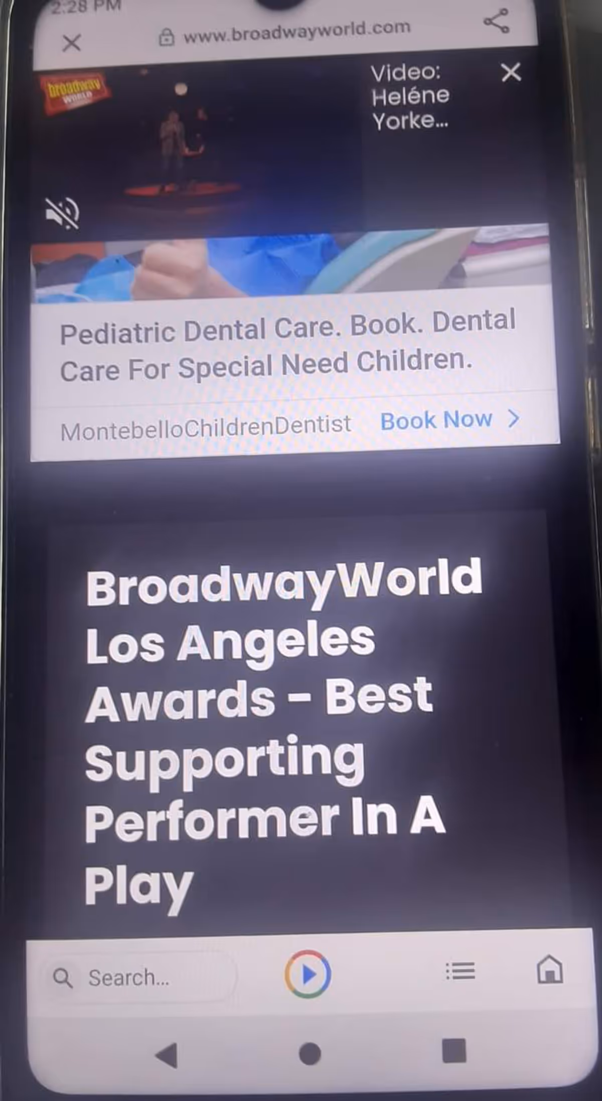 A Nice Use of The Phone: Darryl Maximilian Robinson learned of his 2024 Broadwayworld Los Angeles Award nomination for Best Supporting Performer In A Play for THE FRONT PAGE on his phone. A Nice Use of The Phone: Darryl Maximilian Robinson learned of his 2024 Broadwayworld Los Angeles Award nomination for Best Supporting Performer In A Play for THE FRONT PAGE on his phone.