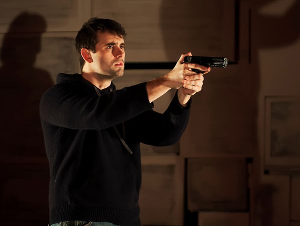 Johnny Drago (Cooper) and Jacob York (Bennett) in 7 Stages' World Premiere of Topher Payne's 