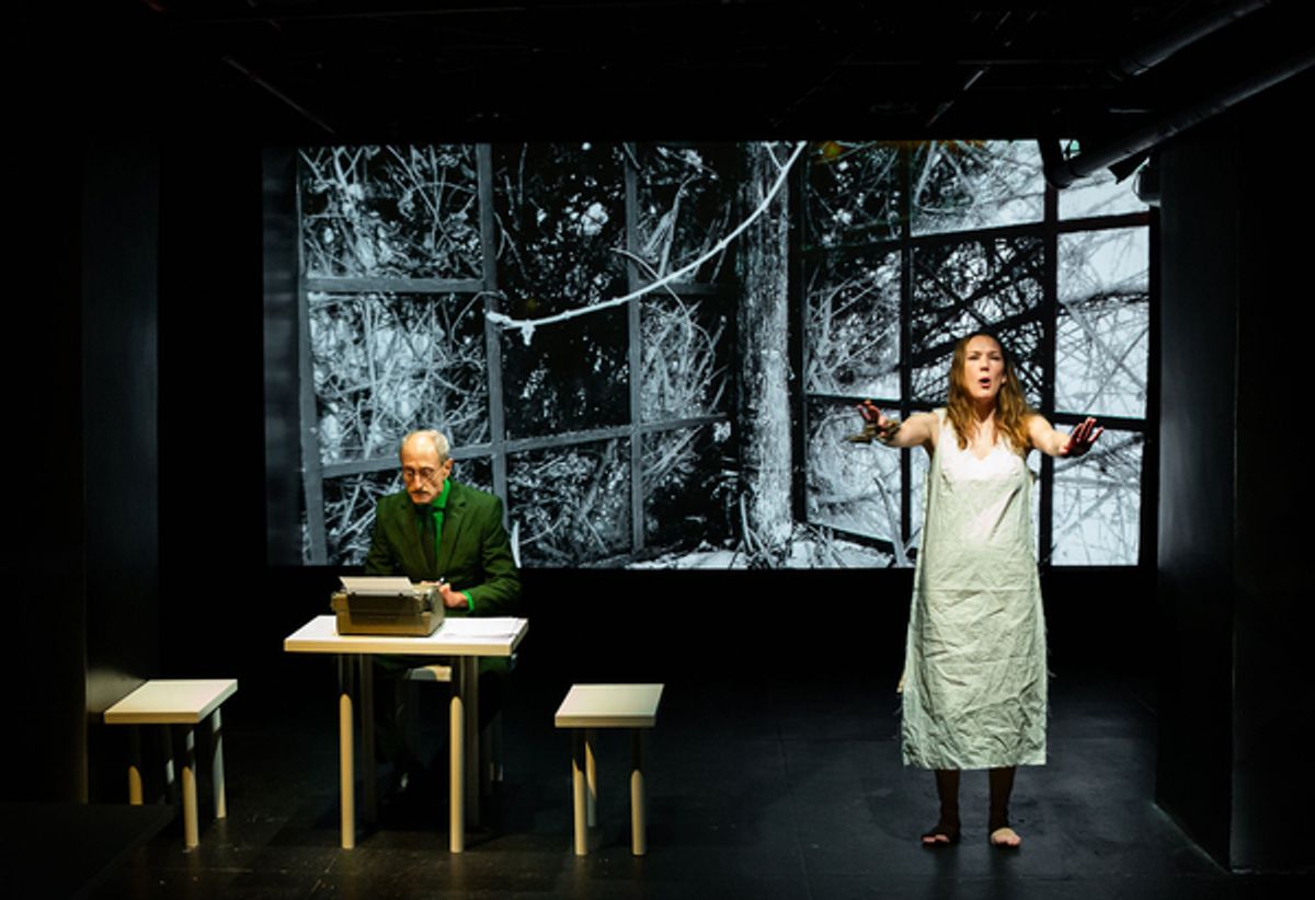 Near to the Wild Heart by Clarice Lispector, Adapted and Directed by Ildiko Nemeth. Photo by Nonoka Judit Sipos. Photos Left to Right: Ken Raboy, Sarah Lemp Near to the Wild Heart by Clarice Lispector, Adapted and Directed by Ildiko Nemeth. Photo by Nonoka Judit Sipos. Photos Left to Right: Ken Raboy, Sarah Lemp