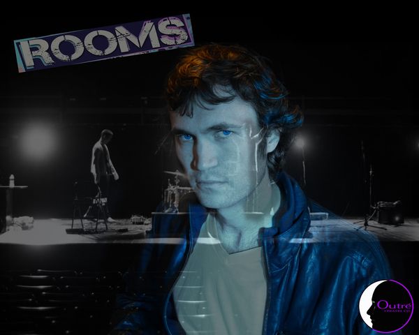 Noah Levine as Ian in Outre' Theatre Company's production of ROOMS:A Rock Romance. Photo by Geoff Short 5