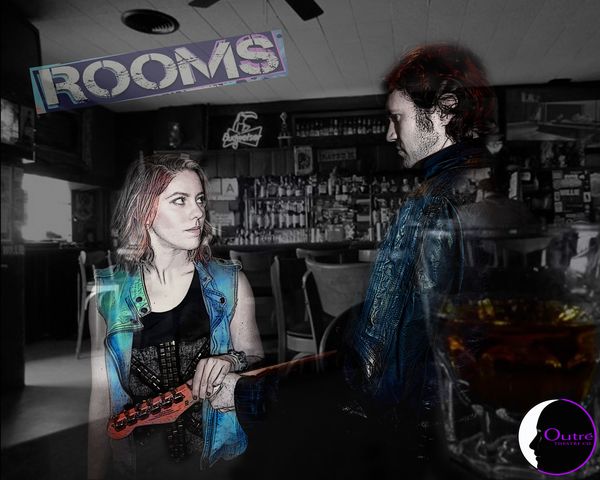 Erica Mendez as Monica  and Noah Levine as Ian in Outre' Theatre Company's production of ROOMS:A Rock Romance. Photo by Geoff Short 7