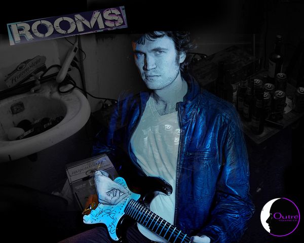 Noah Levine as Ian in Outre' Theatre Company's production of ROOMS:A Rock Romance. Photo by Geoff Short 8