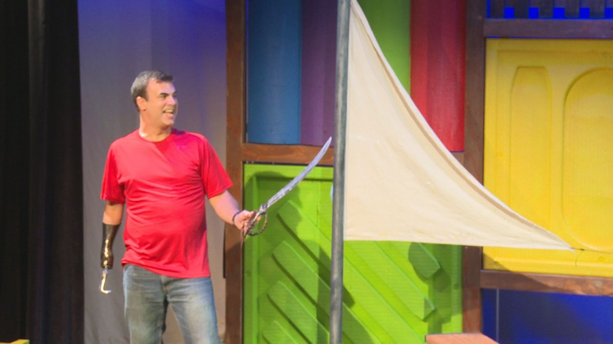 Actor/playwright David Harrell brings his personal story to the LICM Theater in "The Boy Who Would be Captain Hook" March 2-6.