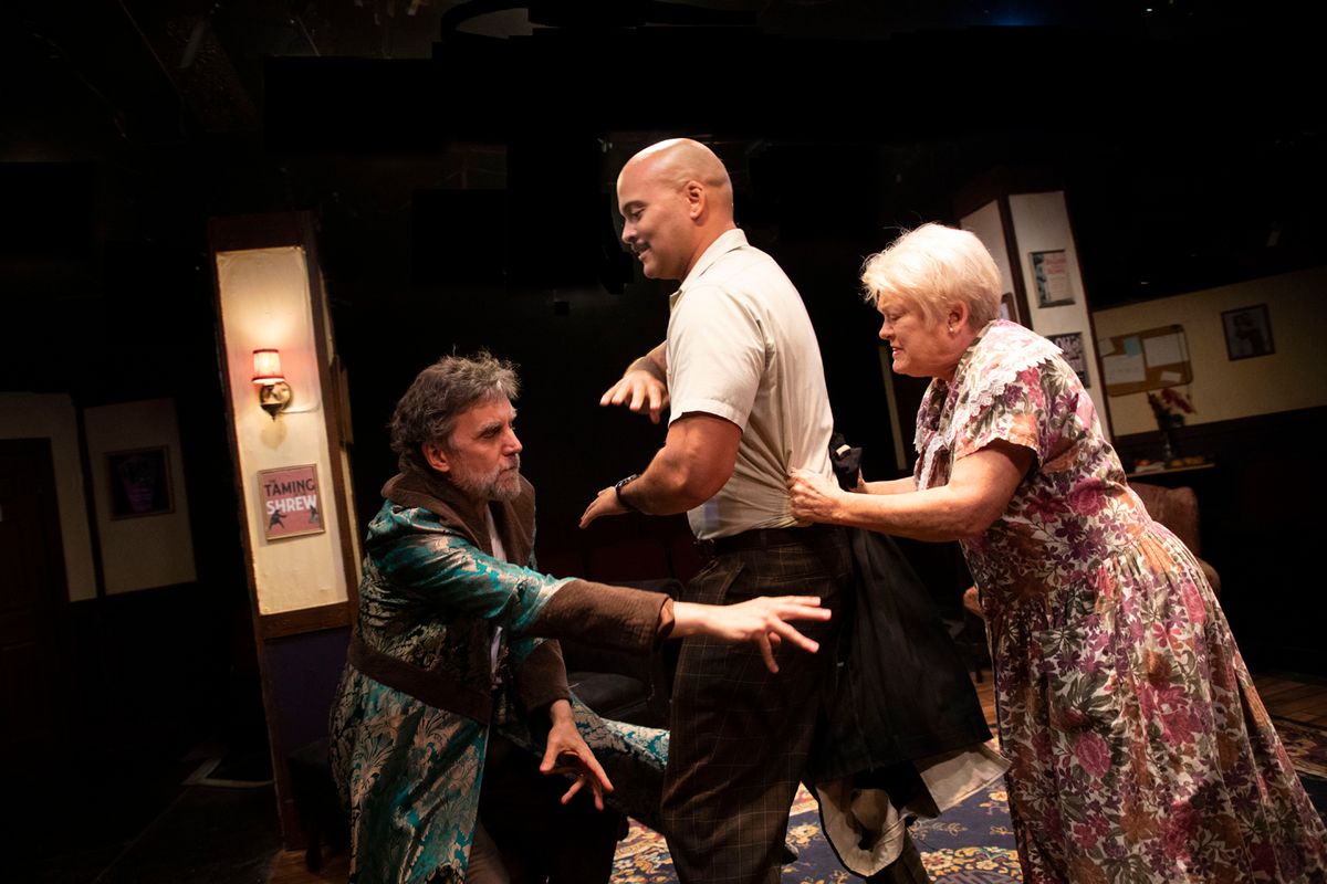 Production Photos from Moon Over Buffalo at Spotlighters Theatre  PhotoCredit:  Spotlighters Theatre / Shealyn Jae Photography