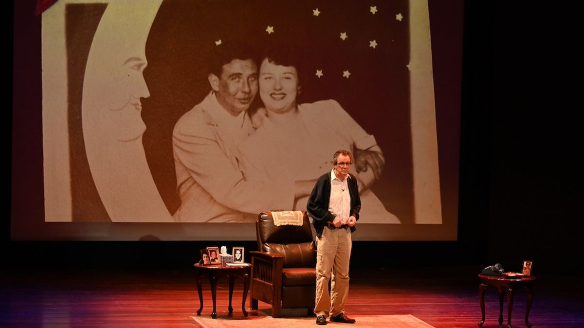 Frank Blocker in GOOD JEW at the Museum of Jewish Heritage premiere.