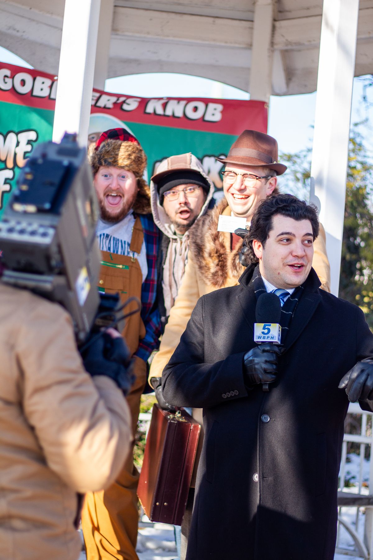 Is that weatherman Phil Connors? Yes, it is! Groundhog Day the Musical runs March 28-April 6. Is that weatherman Phil Connors? Yes, it is! Groundhog Day the Musical runs March 28-April 6.