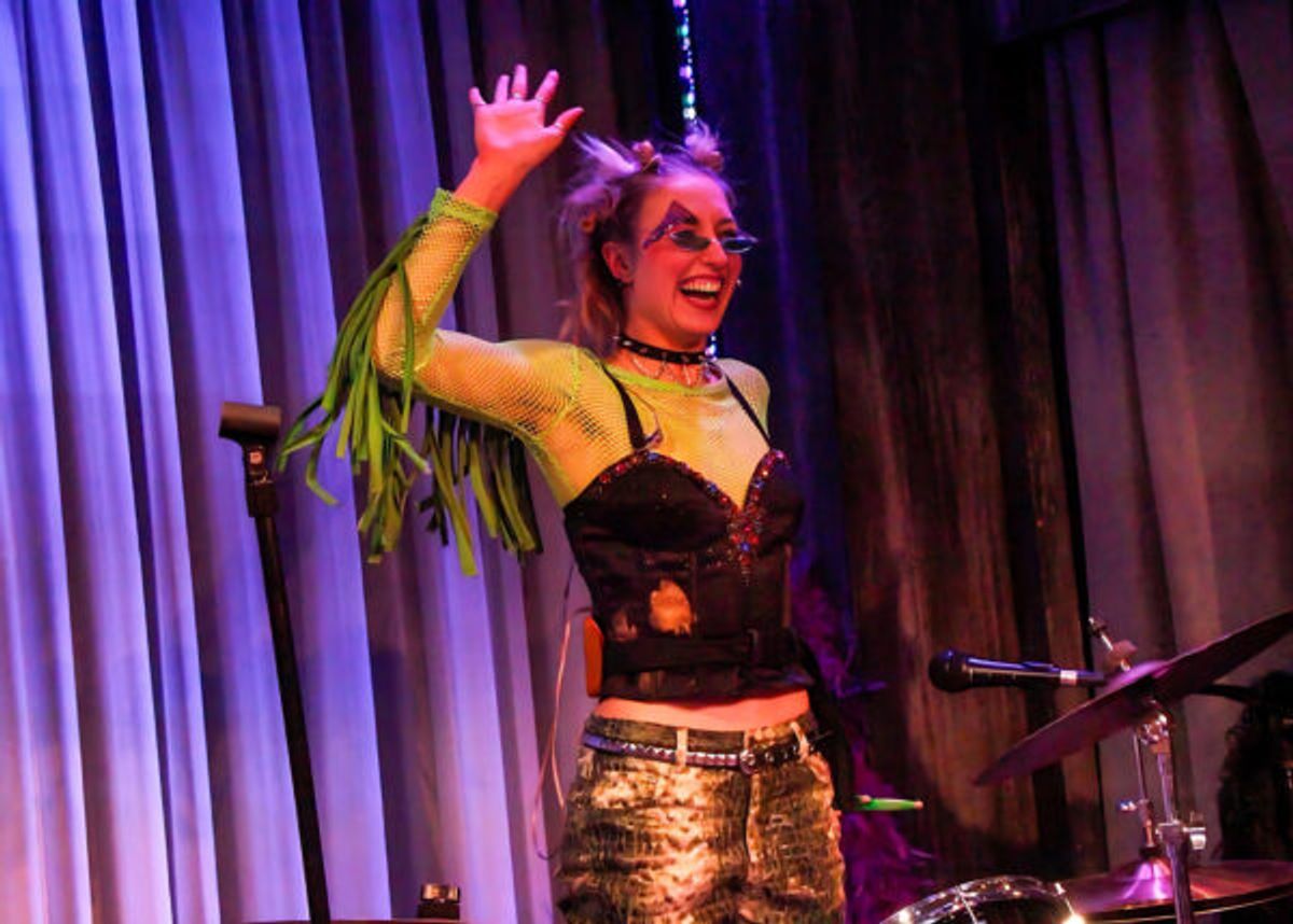 The Cast of ?Hedwig and the Angry Inch? at Chance Theater. Playing January 26 ? February 25, 2024 at the Bette Aitken Theater Arts Center on the Cripe Stage. The musical has text by John Cameron Mitch