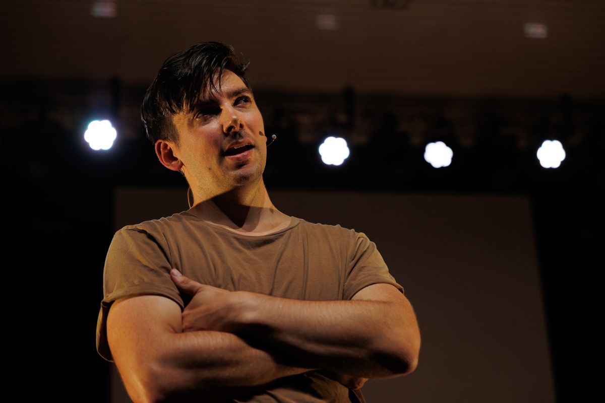 Scott Parker in Hillsong Boy. Image by Kate Williams for The Flying Nun by Brand X Scott Parker in Hillsong Boy. Image by Kate Williams for The Flying Nun by Brand X